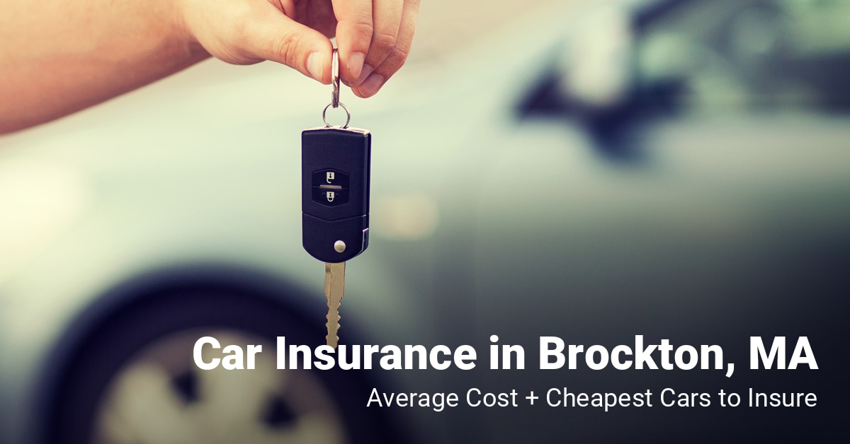 Brockton, MA, car insurance cost and cheapest vehicles to insure