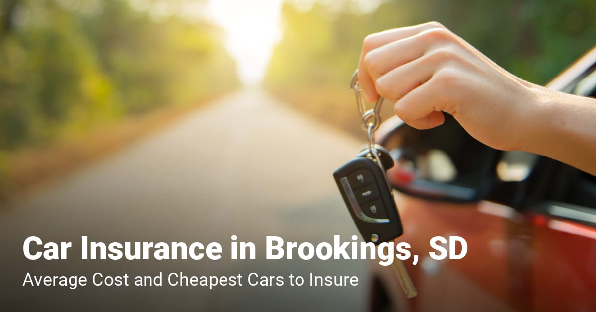 Brookings, SD, car insurance cost and cheapest vehicles to insure