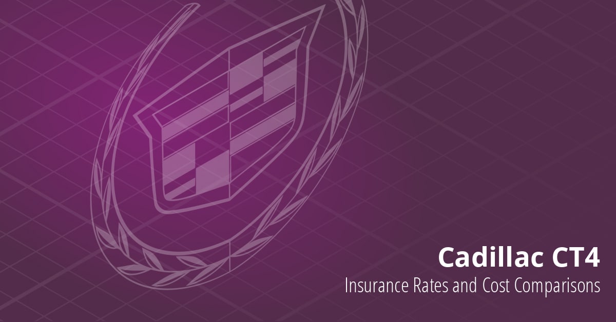 Cadillac CT4 Insurance Cost [2022 Rates + Rankings]