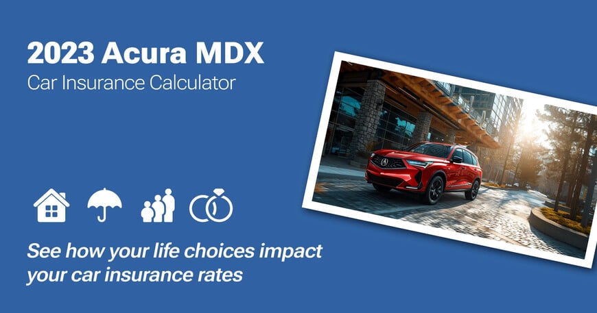 2023 Acura MDX car insurance calculator image