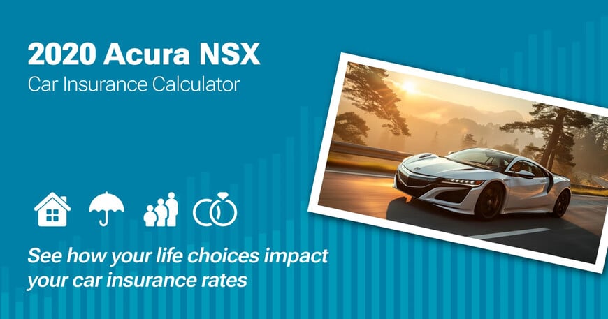 2020 Acura NSX car insurance calculator image