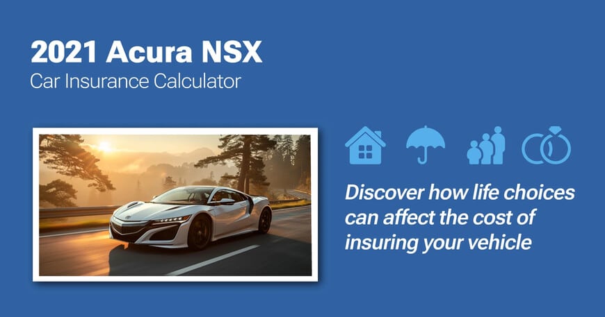 2021 Acura NSX car insurance calculator image