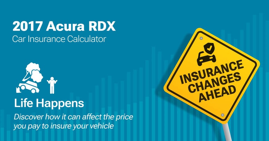 2017 Acura RDX car insurance calculator image