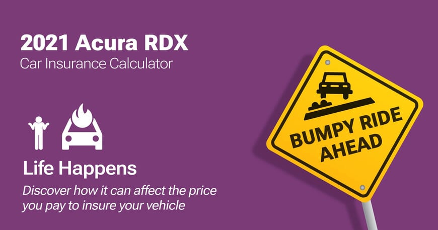 2021 Acura RDX car insurance calculator image