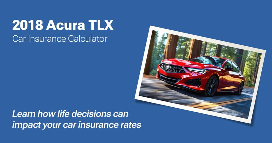 2018 Acura TLX car insurance calculator image