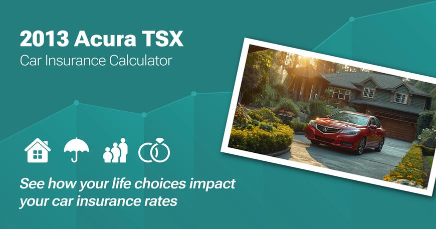 2013 Acura TSX car insurance calculator image