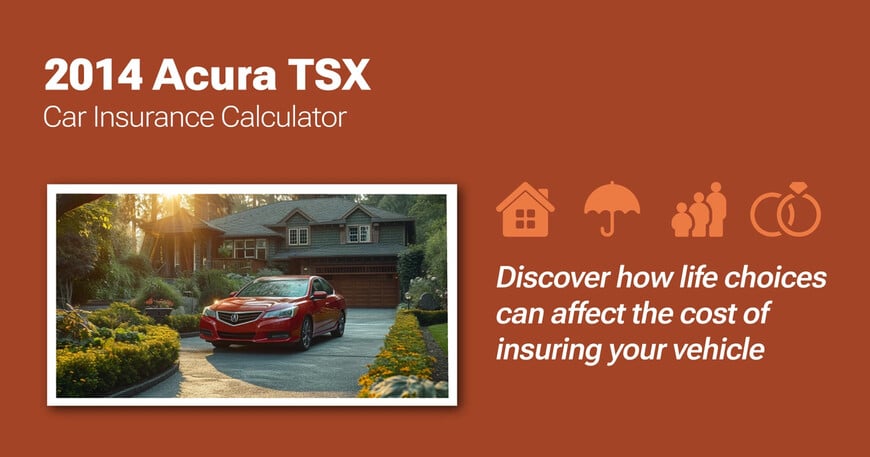 2014 Acura TSX car insurance calculator image
