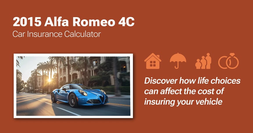 2015 Alfa Romeo 4C car insurance calculator image