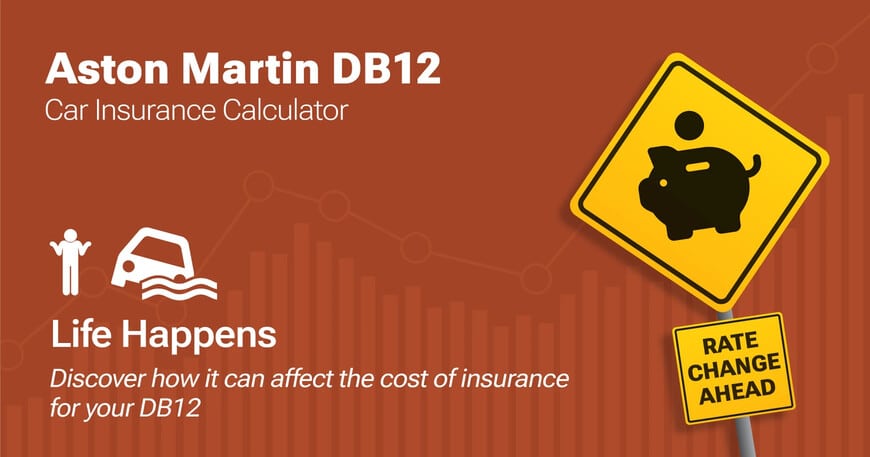 Aston Martin DB12 car insurance calculator image