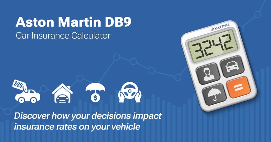Aston Martin DB9 car insurance calculator image
