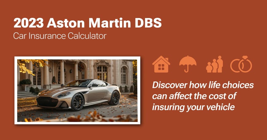 2023 Aston Martin DBS car insurance calculator image
