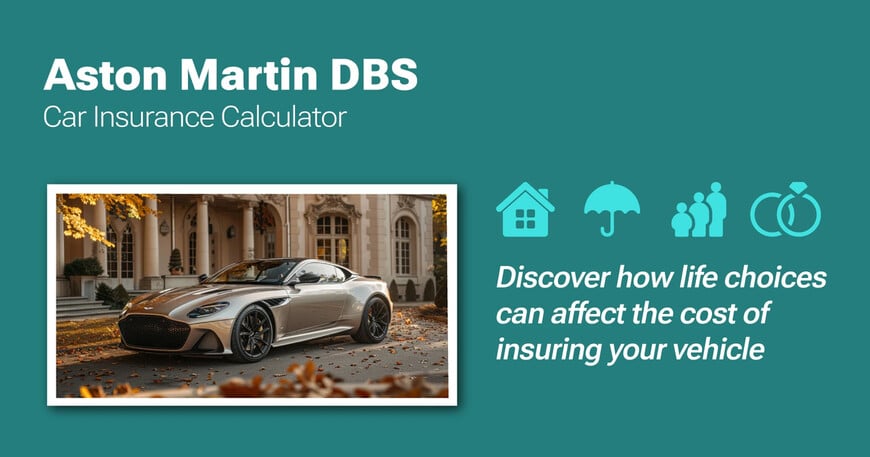 Aston Martin DBS car insurance calculator image