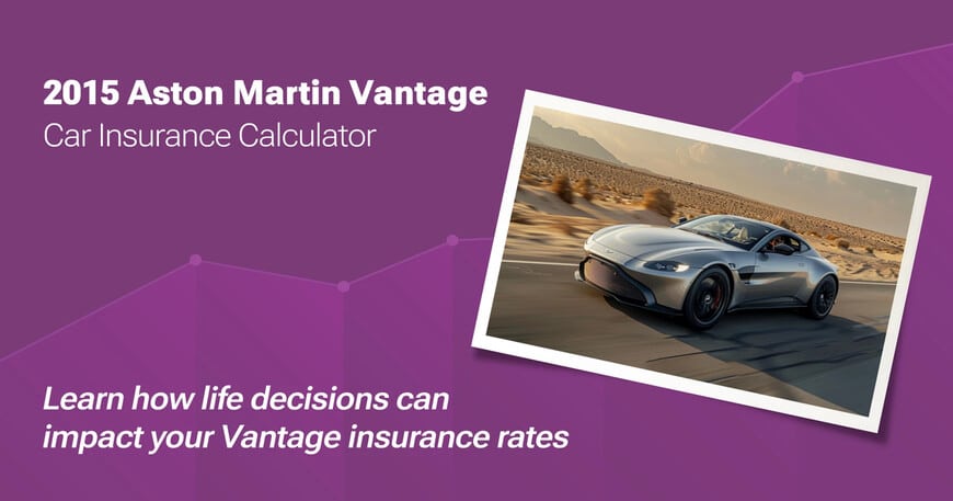 2015 Aston Martin Vantage car insurance calculator image