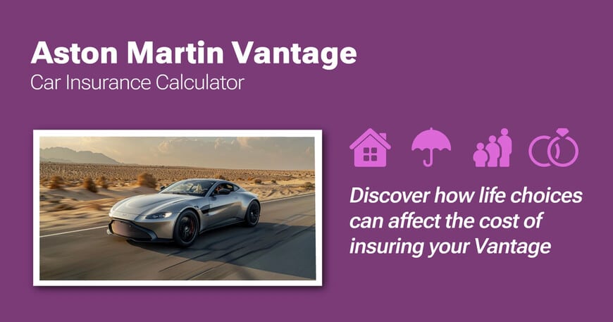 Aston Martin Vantage car insurance calculator image