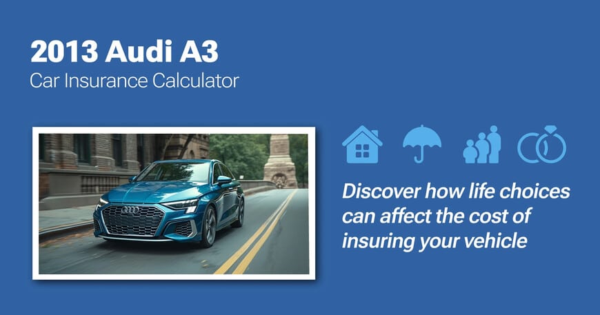 2013 Audi A3 car insurance calculator image