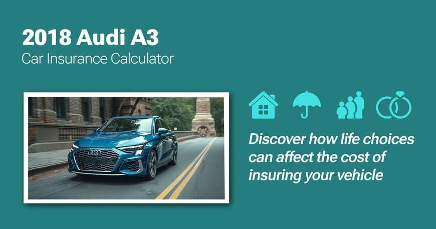 2018 Audi A3 car insurance calculator image