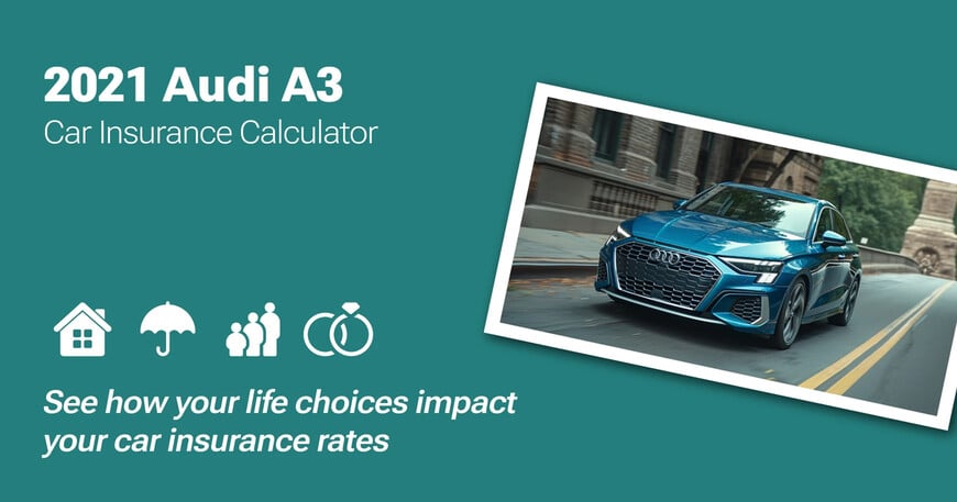 2021 Audi A3 car insurance calculator image