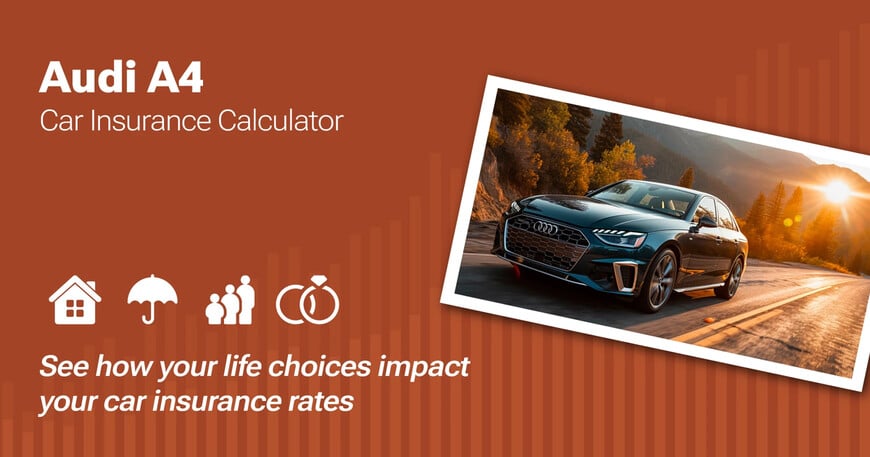 Audi A4 car insurance calculator image