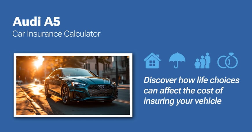 Audi A5 car insurance calculator image