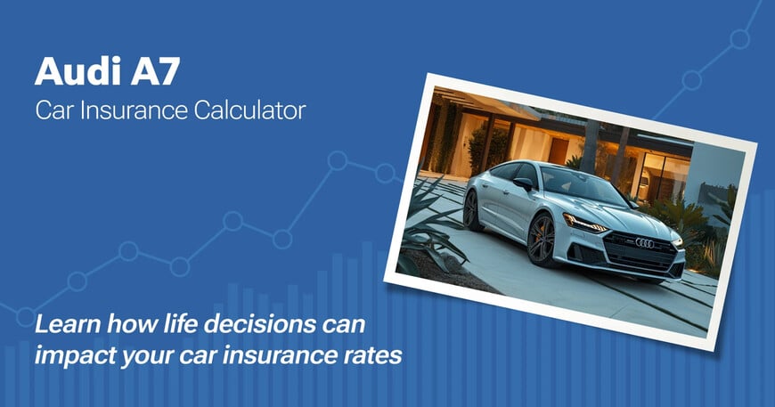 Audi A7 car insurance calculator image