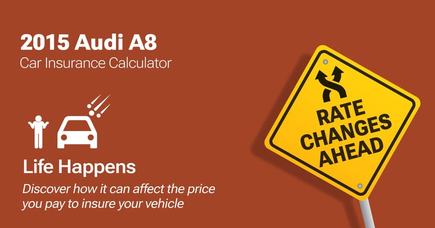 2015 Audi A8 car insurance calculator image