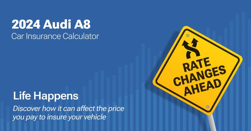 2024 Audi A8 car insurance calculator image