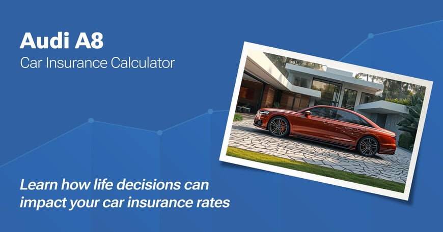 Audi A8 car insurance calculator image
