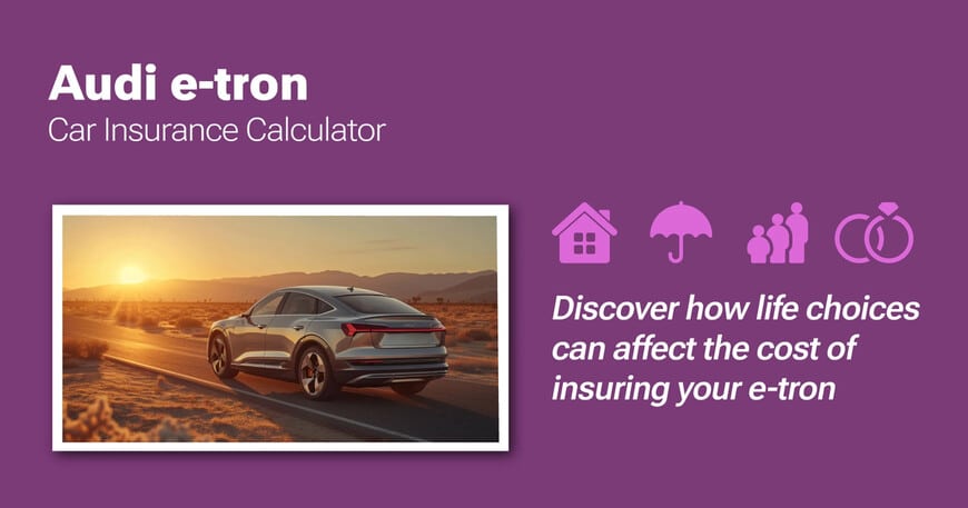 Audi e-tron car insurance calculator image
