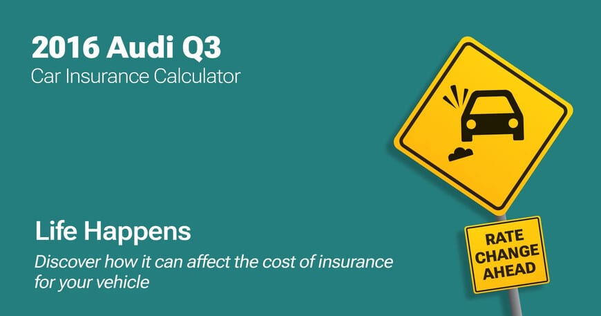 2016 Audi Q3 car insurance calculator image