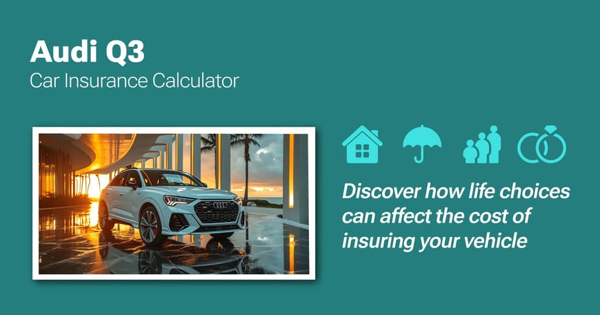 Audi Q3 car insurance calculator image