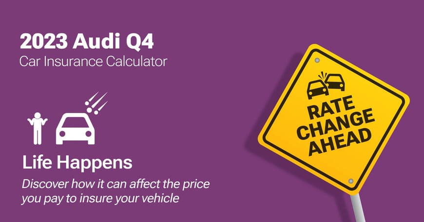 2023 Audi Q4 car insurance calculator image
