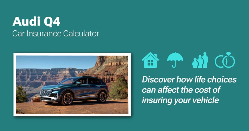 Audi Q4 car insurance calculator image