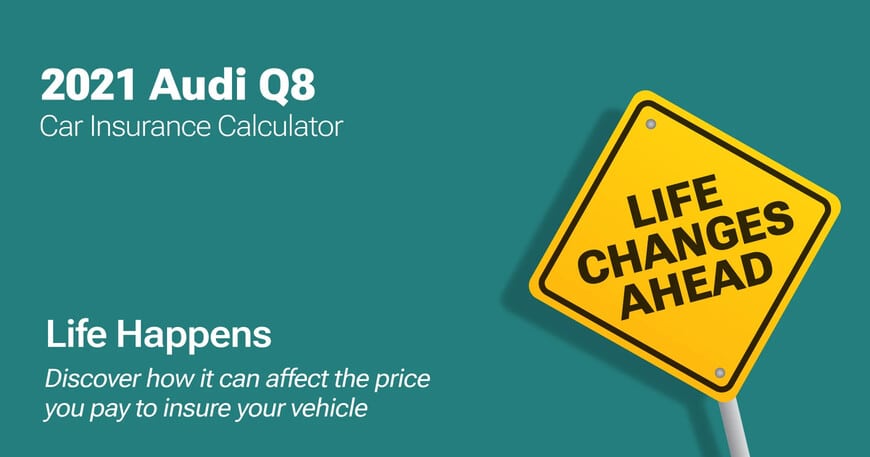 2021 Audi Q8 car insurance calculator image