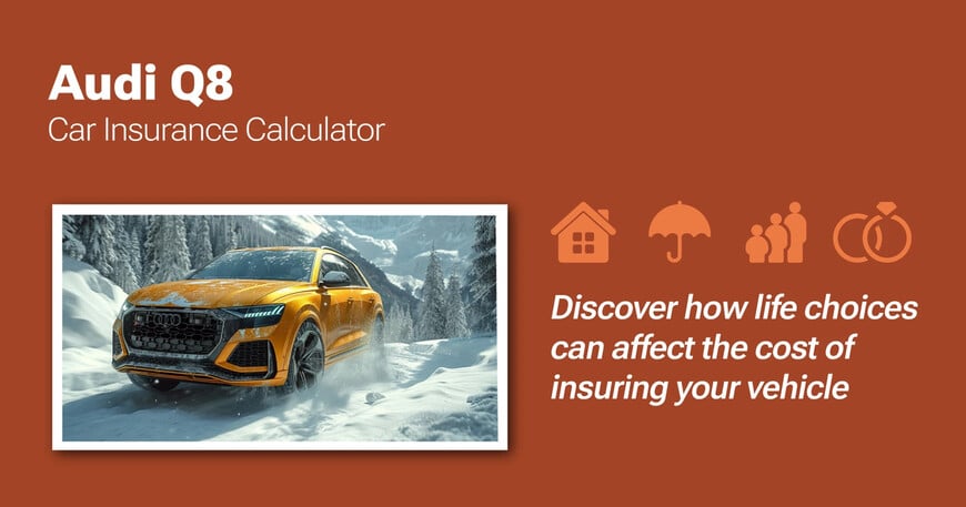 Audi Q8 car insurance calculator image