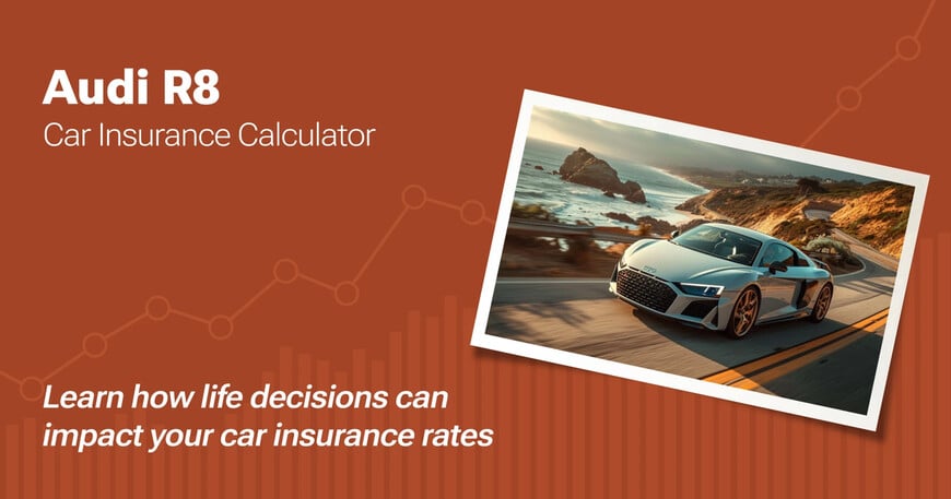 Audi R8 car insurance calculator image
