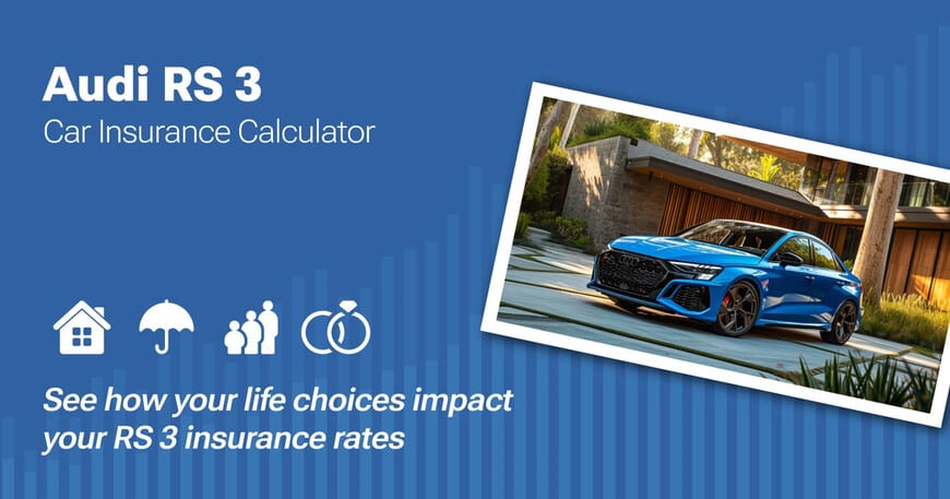 Audi RS 3 car insurance calculator image