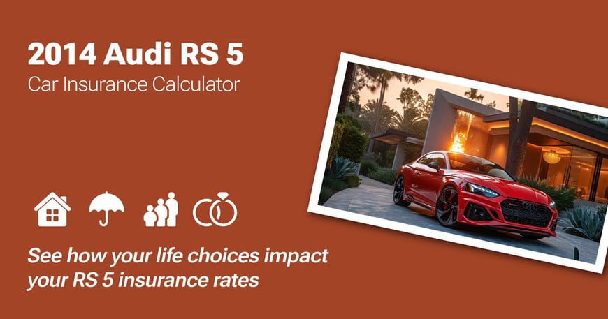 2014 Audi RS 5 car insurance calculator image