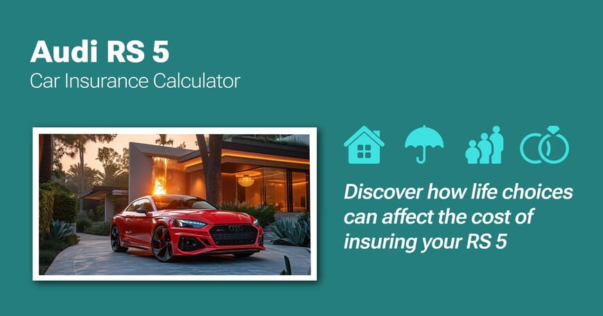 Audi RS 5 car insurance calculator image