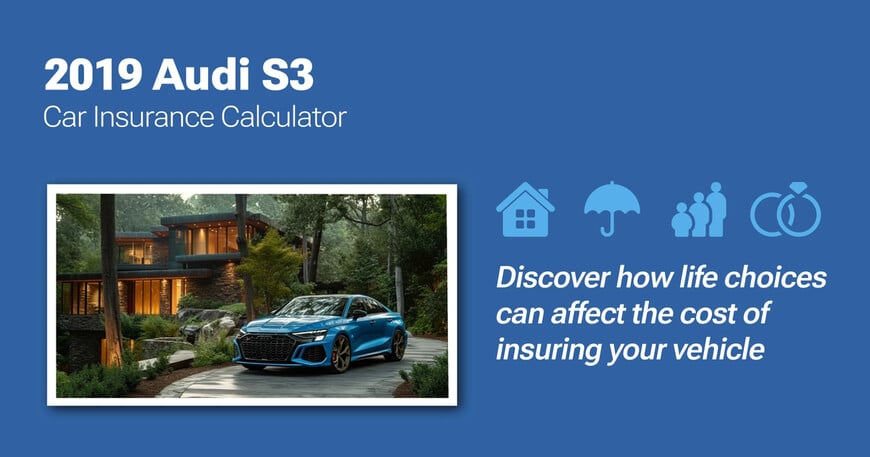 2019 Audi S3 car insurance calculator image