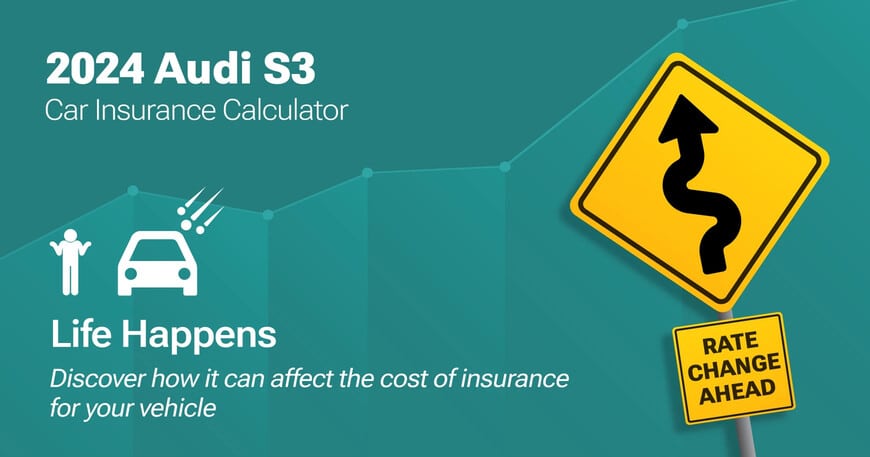 2024 Audi S3 car insurance calculator image