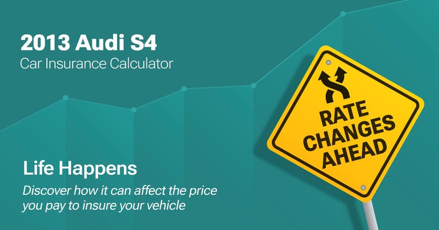2013 Audi S4 car insurance calculator image
