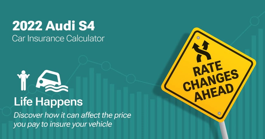 2022 Audi S4 car insurance calculator image