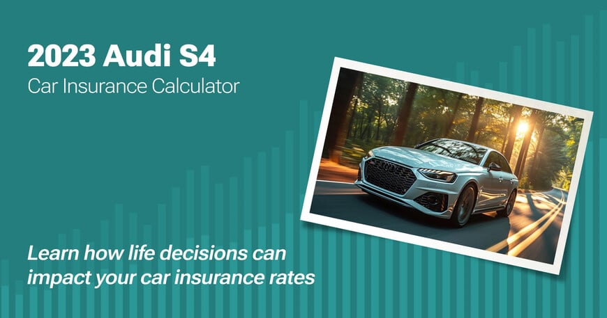 2023 Audi S4 car insurance calculator image