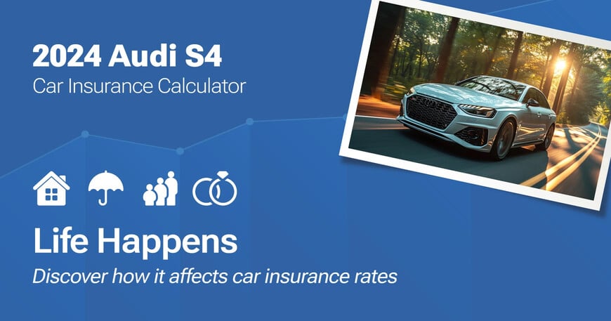 2024 Audi S4 car insurance calculator image