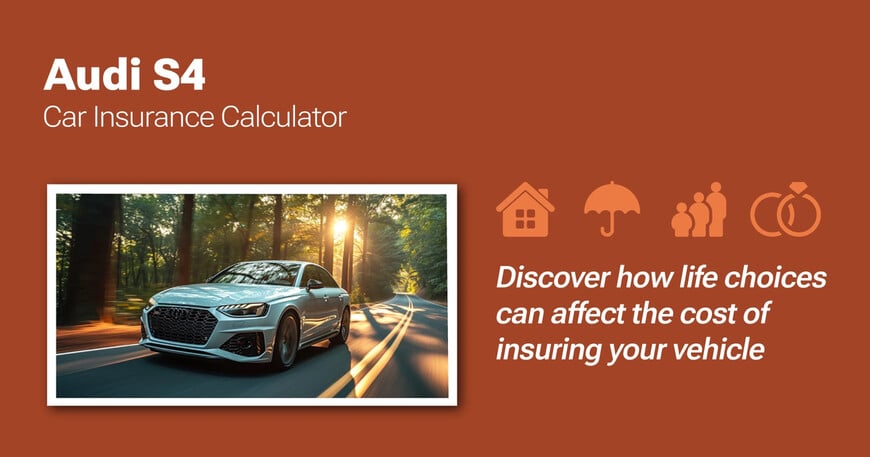 Audi S4 car insurance calculator image
