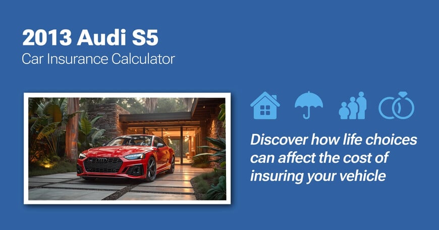 2013 Audi S5 car insurance calculator image
