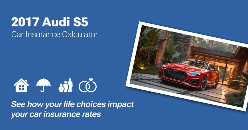 2017 Audi S5 car insurance calculator image