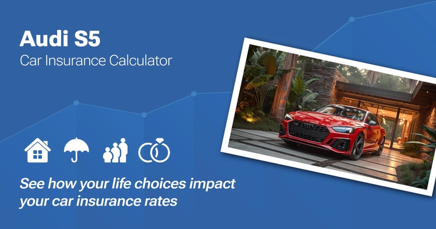 Audi S5 car insurance calculator image