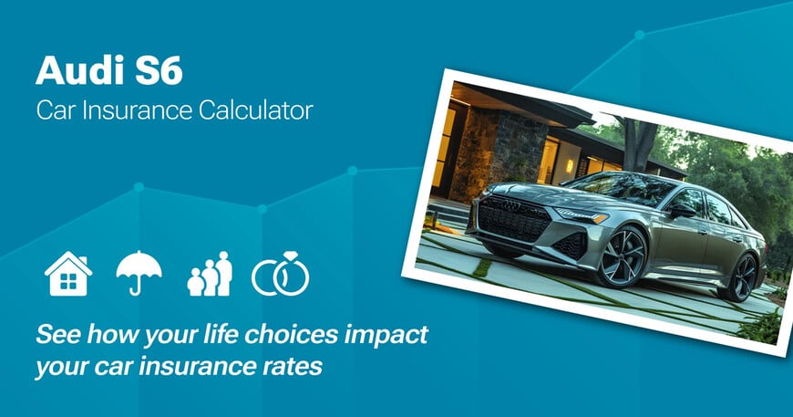 Audi S6 car insurance calculator image