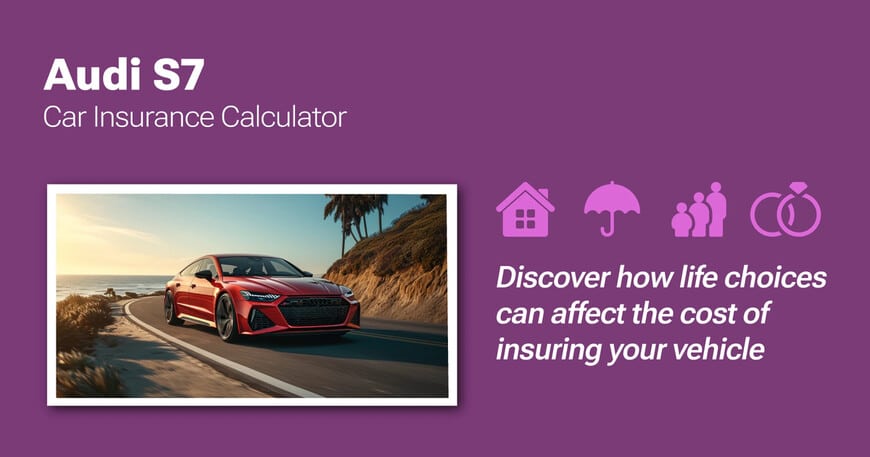 Audi S7 car insurance calculator image